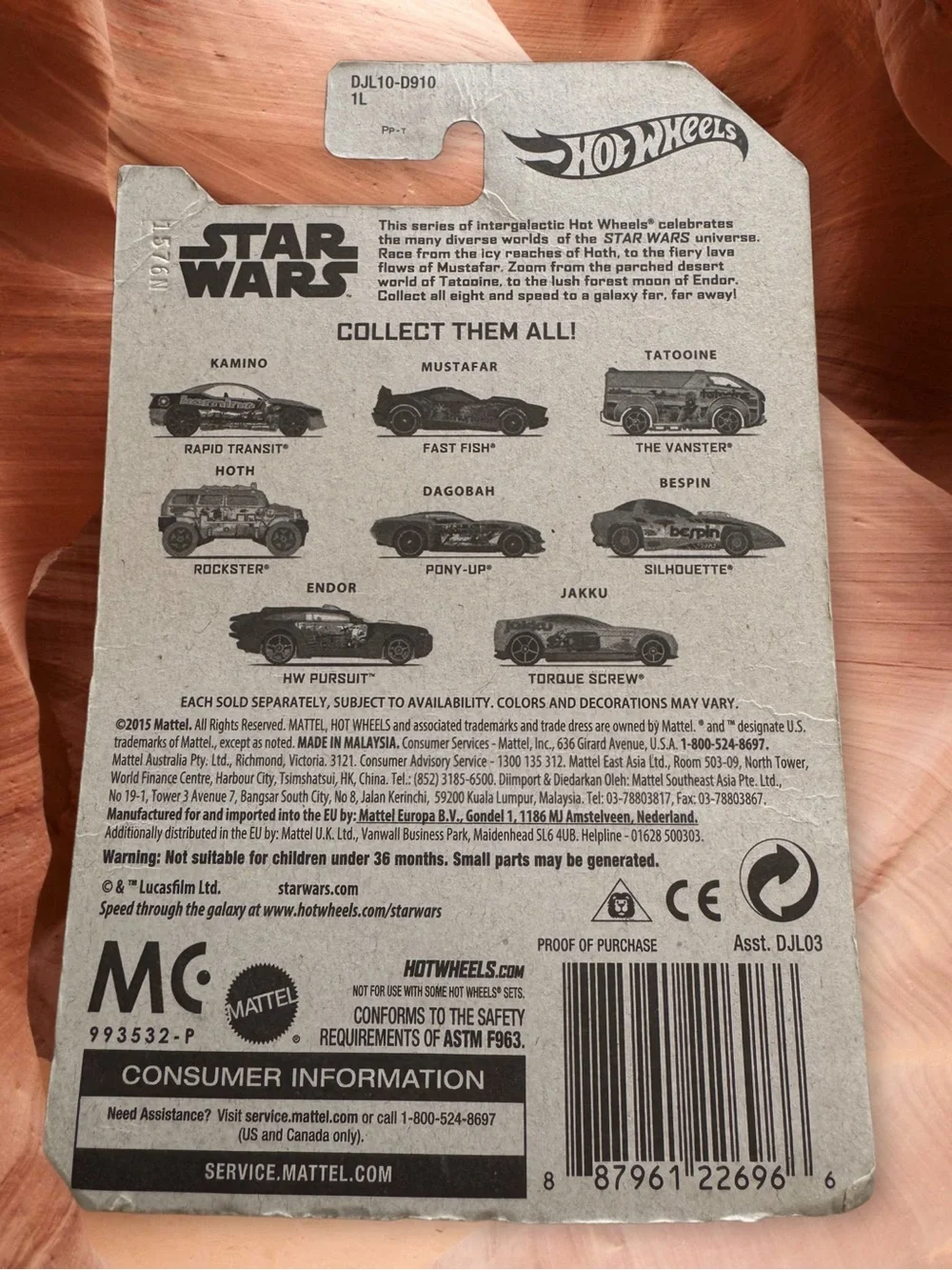 🛍️2/$20 item: Bundle Of 3 Hot Wheels Star Wars Vehicles